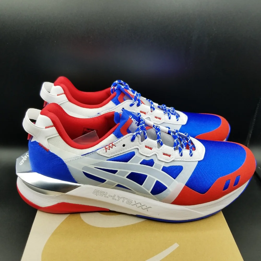 Asics Gel-Lyte XXX Japan Men's Shoe Sz 8.5 Red/White/Blue Running Trainin New